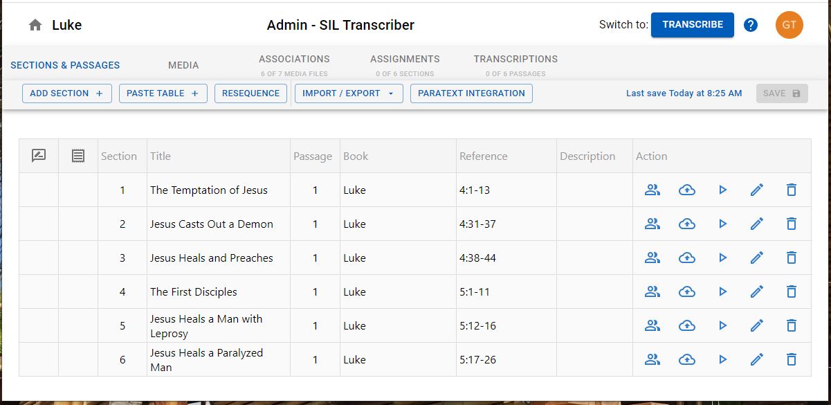 transcription management