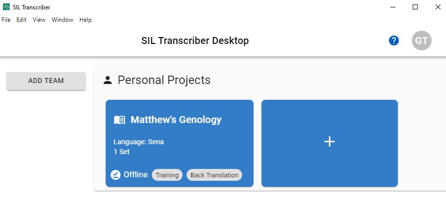 offline project identifier