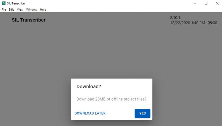 downloading project(s)