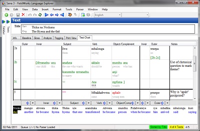 Screenshot of Lexicon Edit view