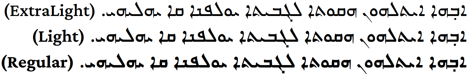 Idiqlat Sample - Three weights